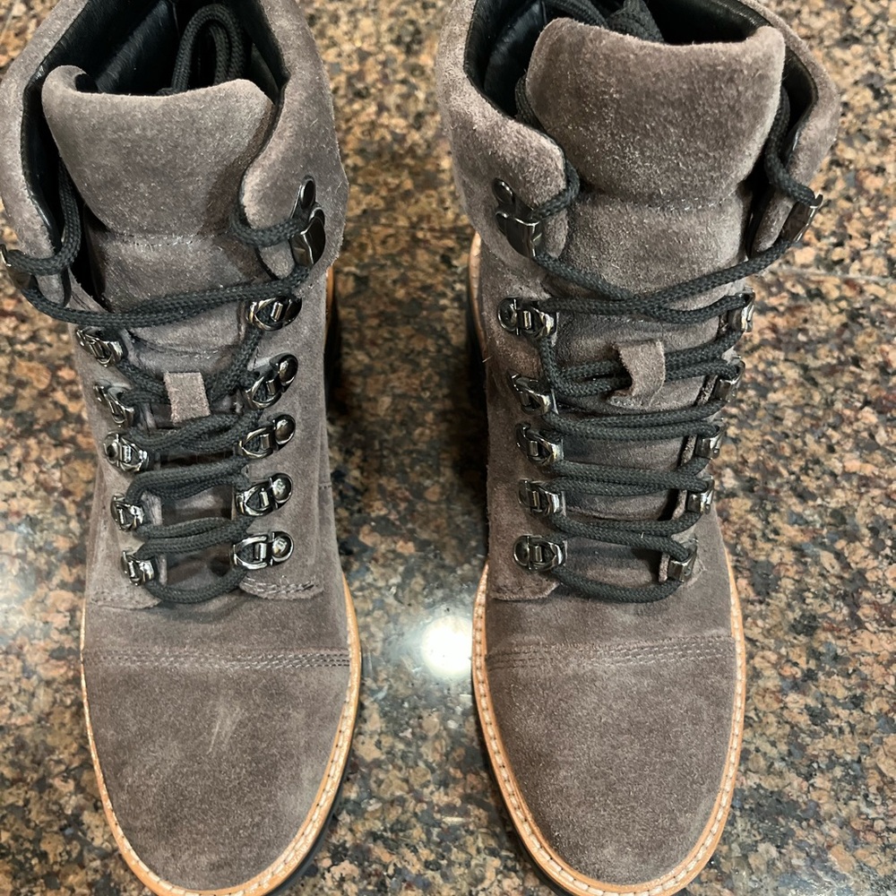 Marc Fisher LTD Mlinka Suede Lace-Up Boots